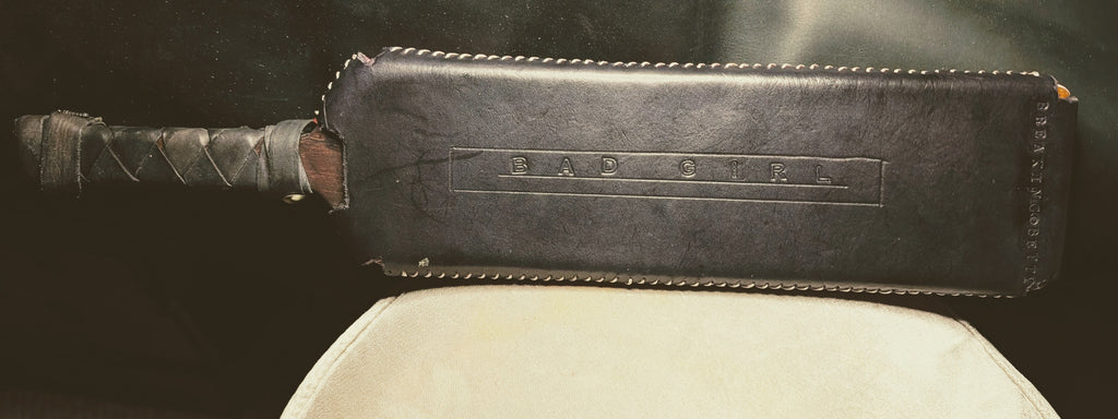 Wrapped paddle, "good girl/bad girl"